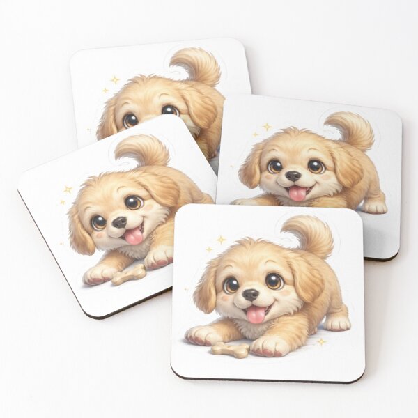 Item preview,  Dog 3D Cute Kawaii 3D Cartoon Art designed and sold by MiniPrintMagic.