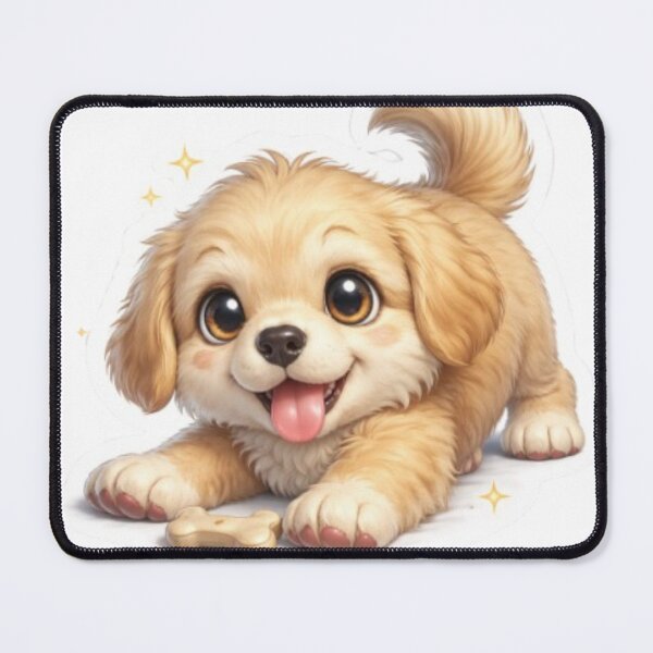 Item preview, Dog 3D Cute Kawaii 3D Cartoon Art designed and sold by MiniPrintMagic.