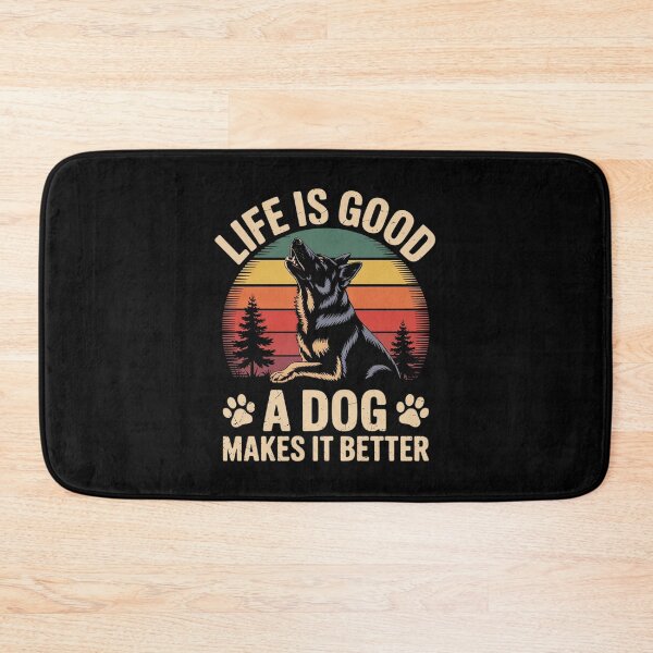 Item preview, Life Is Good A Dog Makes It Better  designed and sold by joyouartArt.