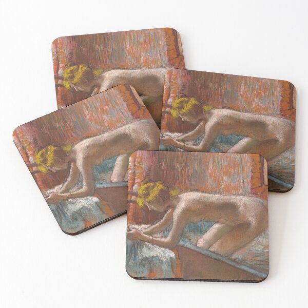 Item preview, Femme Sortant Du Bain by Edgar Degas: Intimate Impressionist Bathroom Scene designed and sold by artofuniverse.