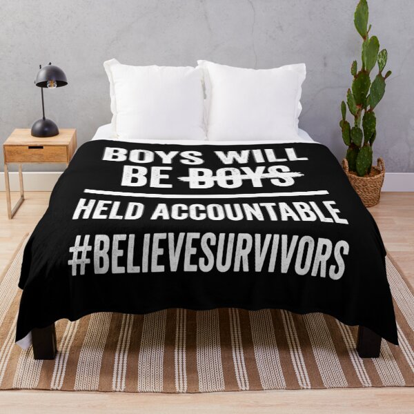 Item preview, Boys will be Held Accountable Believe Survivors designed and sold by bongsentrang.