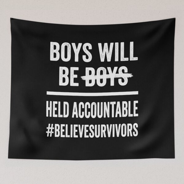 Item preview, Boys will be Held Accountable Believe Survivors designed and sold by bongsentrang.