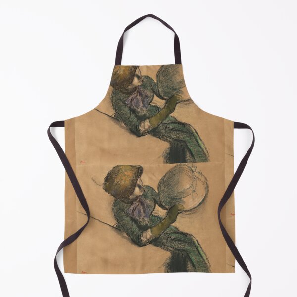 Item preview, Femme Tenant Un Chapeau by Edgar Degas: Impressionist Fine Art Poster designed and sold by artofuniverse.