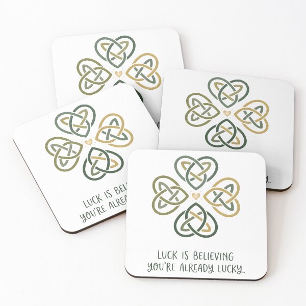 Item preview, LUCK IS BELIEVING  YOURE ALREADY LUCKY designed and sold by The boys.