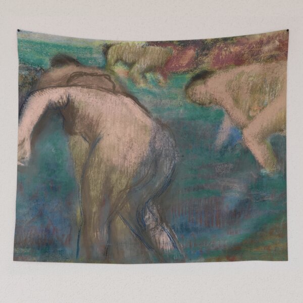 Item preview, Femmes Au Bain by Edgar Degas: Impressionist Bather Fine Art Poster designed and sold by artofuniverse.
