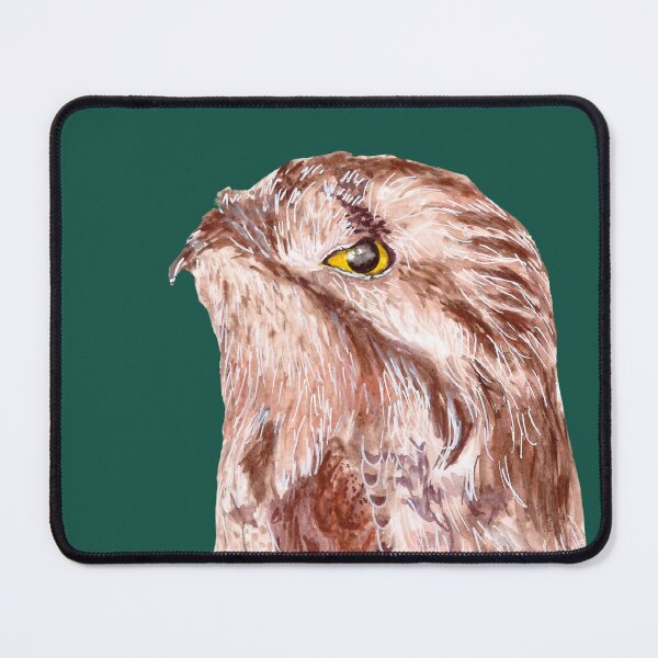 Item preview, Northern Potoo expressive watercolour art designed and sold by art-elodie-g.