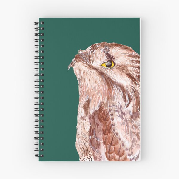 Item preview, Northern Potoo expressive watercolour art designed and sold by art-elodie-g.