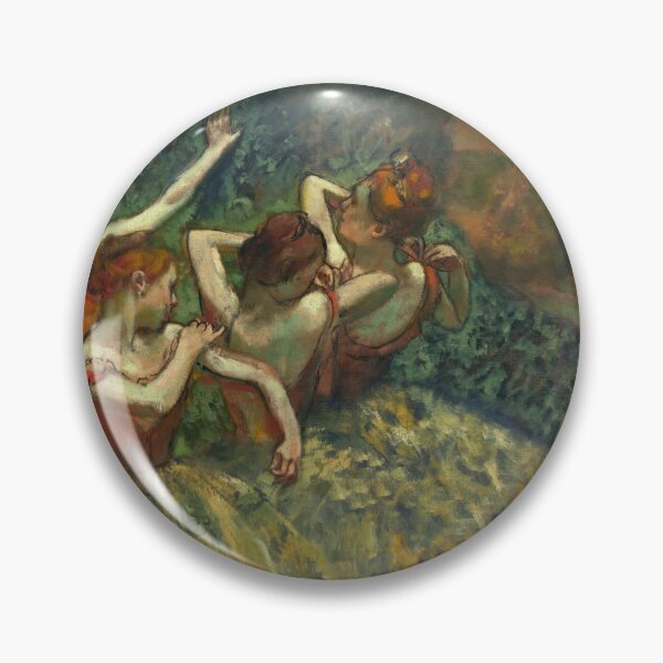 Item preview, Four Dancers by Edgar Degas: Ballet Impressionist Fine Art Poster designed and sold by artofuniverse.