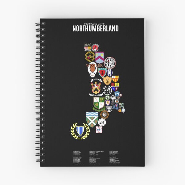 Item preview, Mens Footballing Map of Northumberland designed and sold by Footy-Maps.