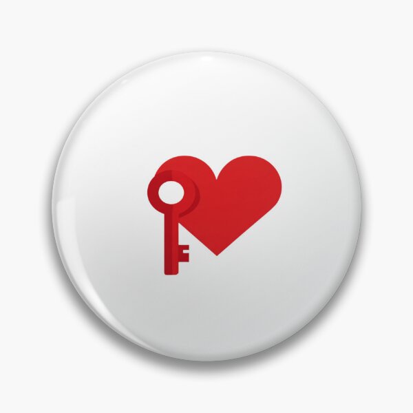 Item preview, Unlocking Love Minimalist Heart Key Valentine's Day designed and sold by BigStar-Cart.