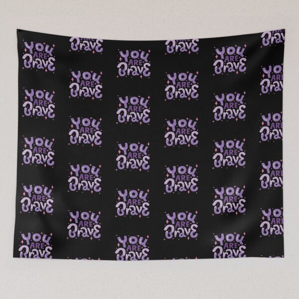Item preview, Brave soul empowerment phrase artwork  designed and sold by NivyasArtistry.
