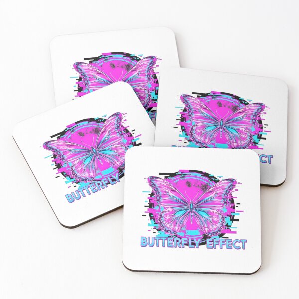 Item preview, Y2K Cyber Butterfly Effect - Glitch Aesthetic Art designed and sold by KrovusLab.