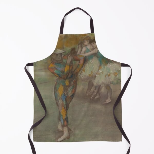 Item preview, Harlequin Dance by Edgar Degas: Ballet Rehearsal Fine Art Poster designed and sold by artofuniverse.
