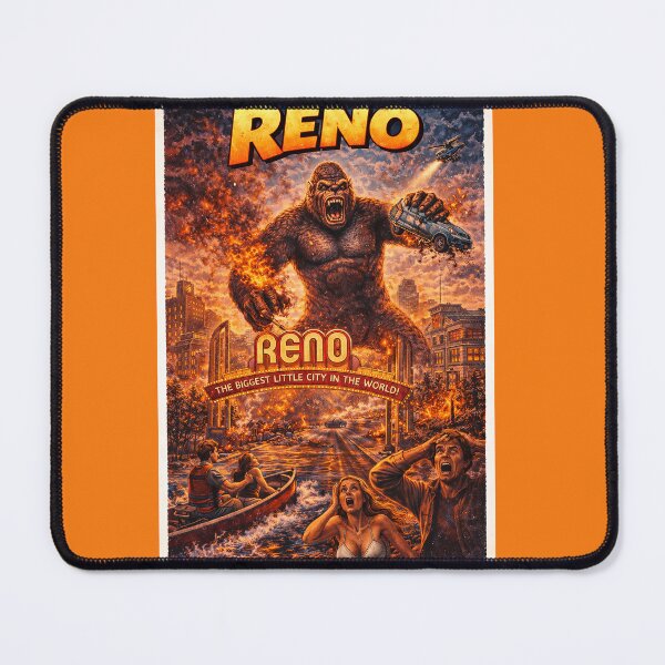 Item preview, Giant Ape Takes Over Reno, NV designed and sold by PIXEL POP DESIGNS - Beyond the Norm!.