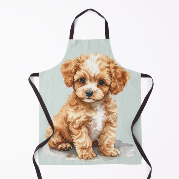 Item preview, Light brown toy poodle puppy with a white spot on its head designed and sold by LiskoDesign.