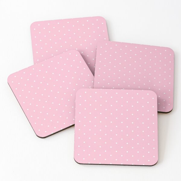 Item preview, White and pink polka dot pattern designed and sold by RishabhArts1.