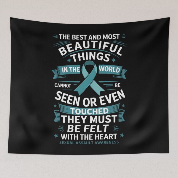 Item preview, Beauty is felt With the Heart! Sexual Assault designed and sold by SyncSusscess.