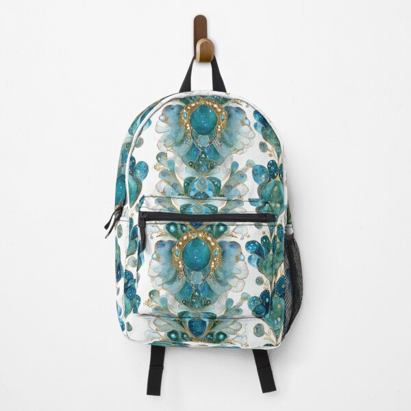 Item preview, Teal & Gold Reverie – Art Nouveau Watercolor Patterns (Klimt-Inspired) designed and sold by Ewa Miller.