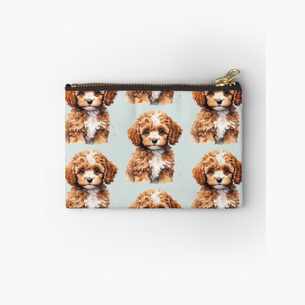 Item preview, Medium brown toy poodle puppy with a white spot on its head designed and sold by LiskoDesign.