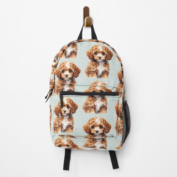Item preview, Medium brown toy poodle puppy with a white spot on its head designed and sold by LiskoDesign.