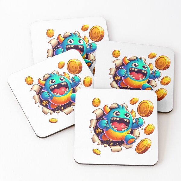 Item preview, He doesn't know math, and he ate my calculator. But hey, he keeps throwing gold coins at me, so he's hired! The perfect lucky charm for anyone who loves money but hates spreadsheets. designed and sold by PopOutDreams.