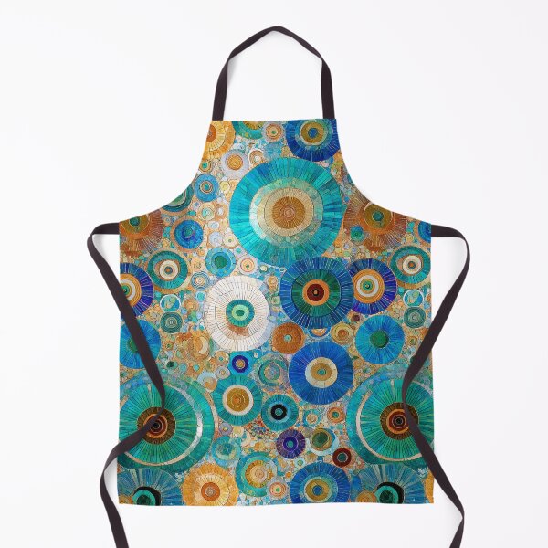 Item preview, Teal & Gold Reverie – Art Nouveau Watercolor Patterns (Klimt-Inspired) designed and sold by Ewa Miller.