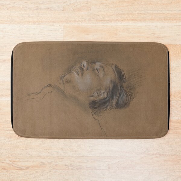 Item preview, Head of the Fallen Jockey by Edgar Degas: Impressionist Charcoal Study Poster designed and sold by artofuniverse.