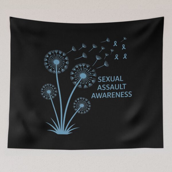 Item preview, April Sexual Assault Awareness Month Teal Dandelion Ribbons designed and sold by SyncSusscess.