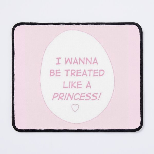 Item preview, i wanna be treated like a princess sticker designed and sold by inainart.