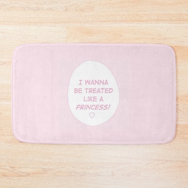 Item preview, i wanna be treated like a princess sticker designed and sold by inainart.