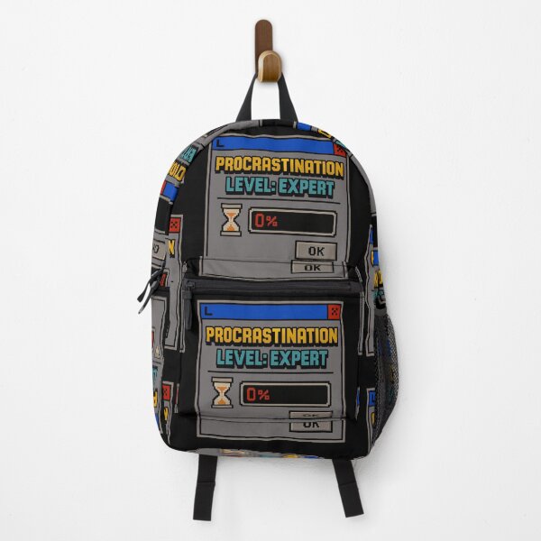 Item preview, Procrastination Level: Expert – Retro Internet Humor Productivity Fail designed and sold by Mad Factory Designs.