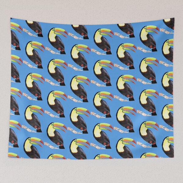 Item preview, Keel-billed Toucan artistic watercolour designed and sold by art-elodie-g.