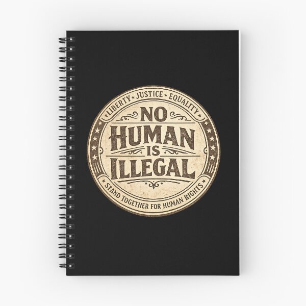 Item preview, No Human is Illegal designed and sold by DIRTYDUNNZ.