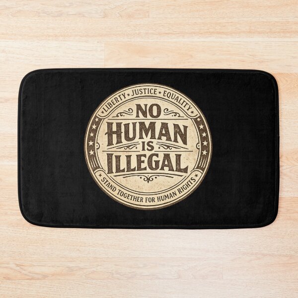 Item preview, No Human is Illegal designed and sold by DIRTYDUNNZ.