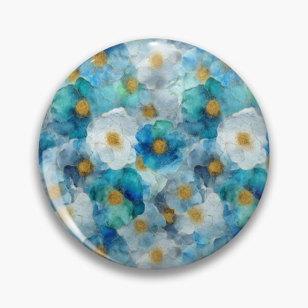 Item preview, Teal & Gold Reverie – Art Nouveau Watercolor Patterns (Klimt-Inspired) designed and sold by Ewa Miller.