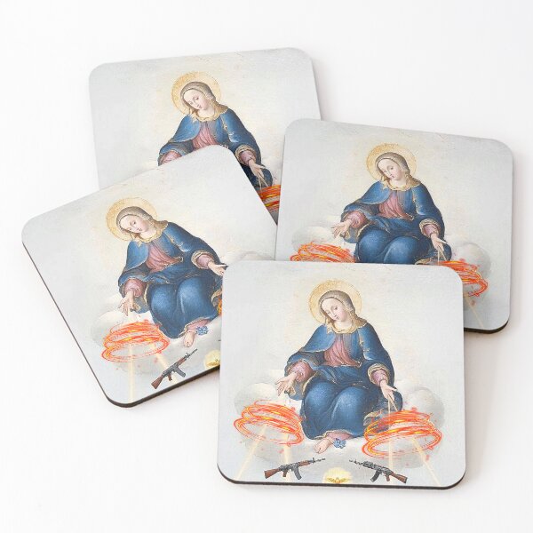 Item preview, Art and Religion into the Digital : Virgin Mary action into the contemporary age designed and sold by QuasarDigitalSurrealism.