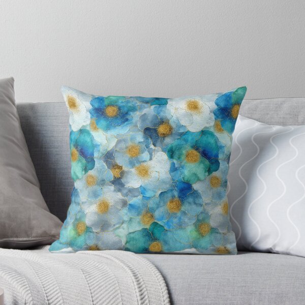Item preview, Teal & Gold Reverie – Art Nouveau Watercolor Patterns (Klimt-Inspired) designed and sold by Ewa Miller.