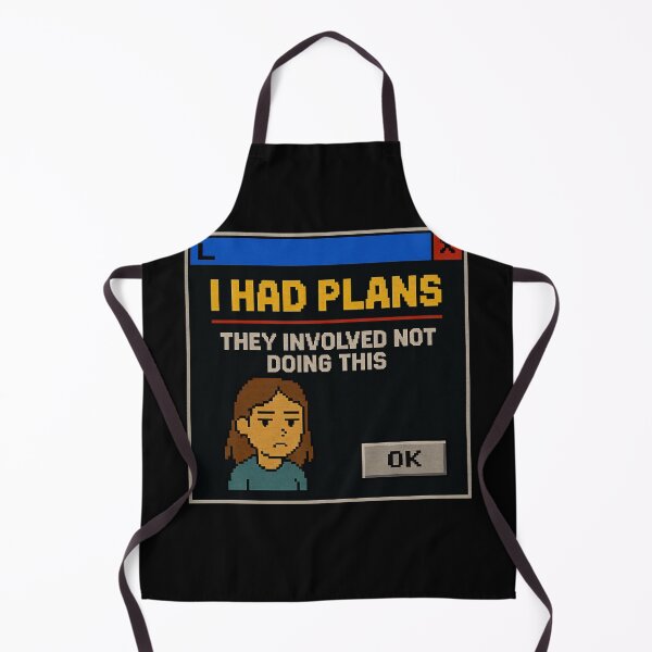 Item preview, I Had Plans. They Involved Not Doing This – Retro Internet Humor Quote designed and sold by Mad Factory Designs.