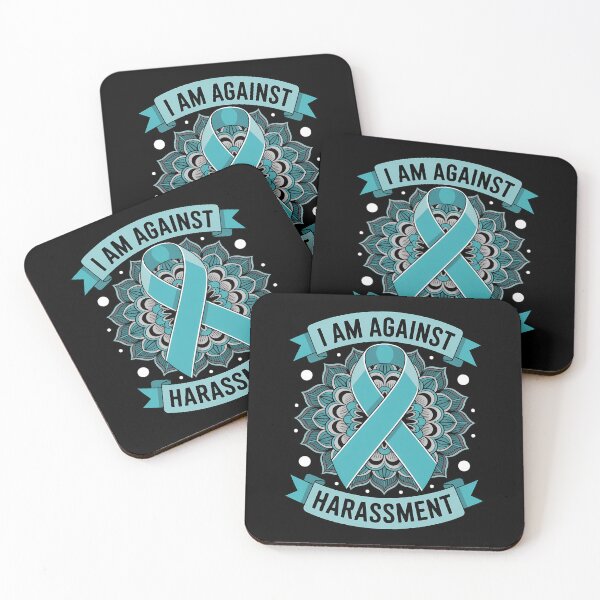 Item preview, Anti Harassment Mandala Teal Bow designed and sold by SyncSusscess.