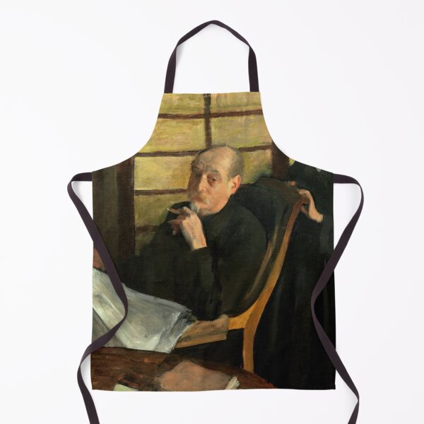 Item preview, Henri Degas and His Niece Lucie Degas by Edgar Degas: Intimate Interior Portrait designed and sold by artofuniverse.