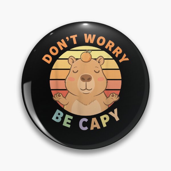 Artikelvorschau, Capybara Mach dir keine Sorgen, Capy-Kunst für Männer, Frauen, Kinder, Capybara-Geschenkliebhaber entworfen und verkauft von DZIRI NAJAT.