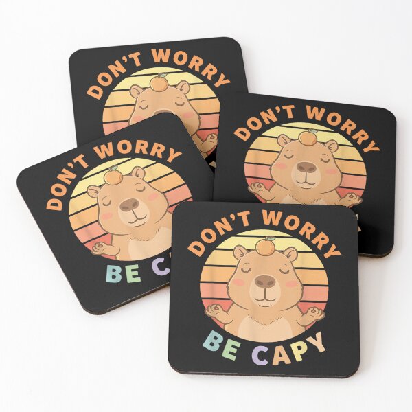 Item preview, Capybara Dont Worry Be Capy Art for Men Women Kids , Capybara Gift Lover  designed and sold by DZIRI NAJAT.