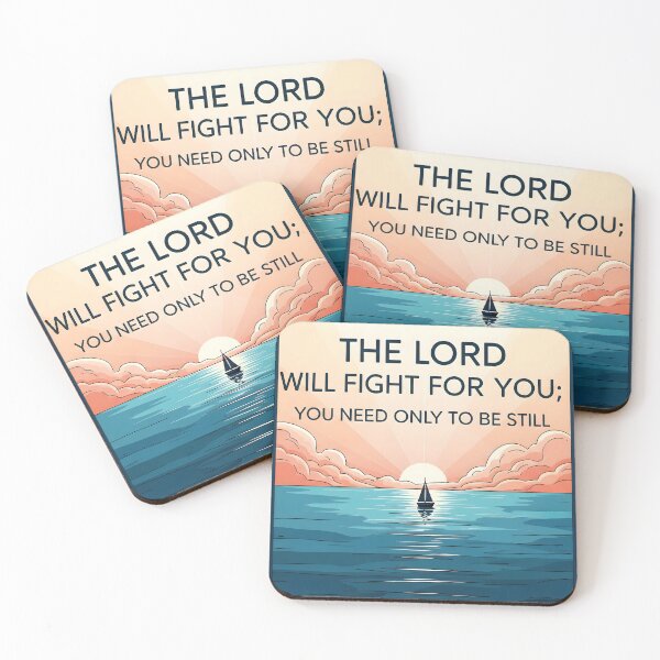 Item preview, Serene Bible Verse Ocean Sunset Christian Wall Art. designed and sold by loveandlightrb.