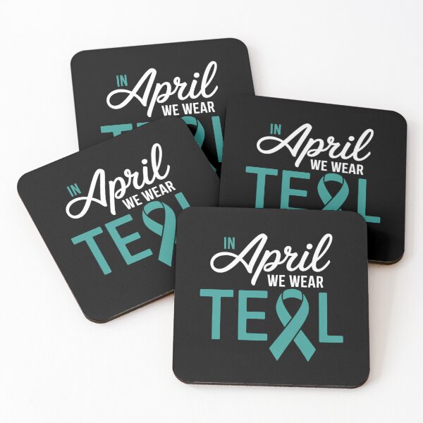 Item preview, April National Sexual Assault Awareness Teal Ribbon designed and sold by SyncSusscess.
