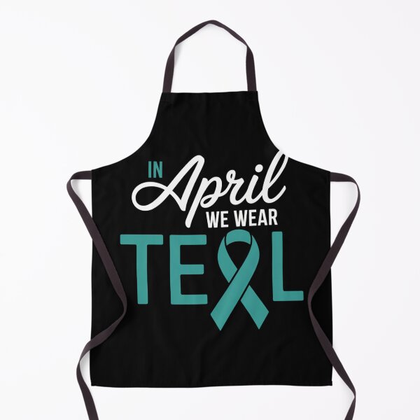 Item preview, April National Sexual Assault Awareness Teal Ribbon designed and sold by SyncSusscess.
