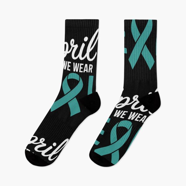 Item preview, April National Sexual Assault Awareness Teal Ribbon designed and sold by SyncSusscess.