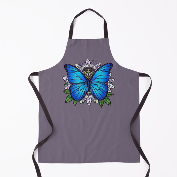 Item preview, Symmetrical Blue Morpho Butterfly Art designed and sold by BirdsnStuff.