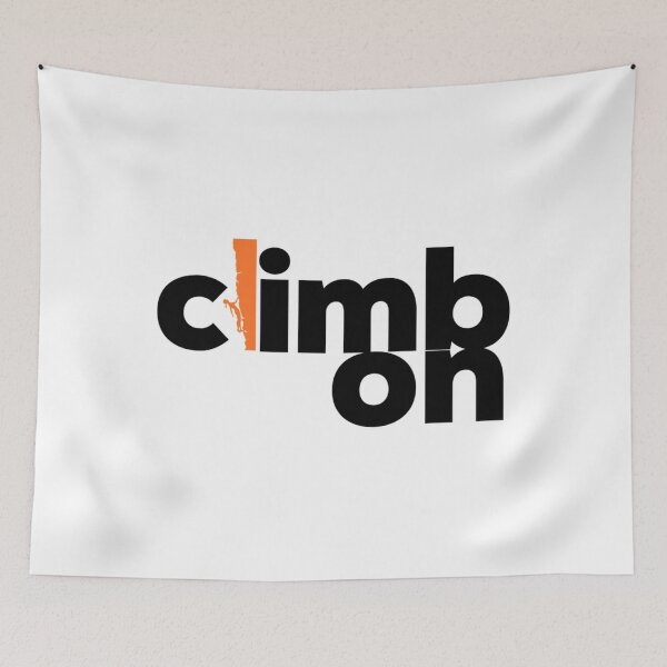 Item preview, Climb On. Rock Climbing designed and sold by CSarang.