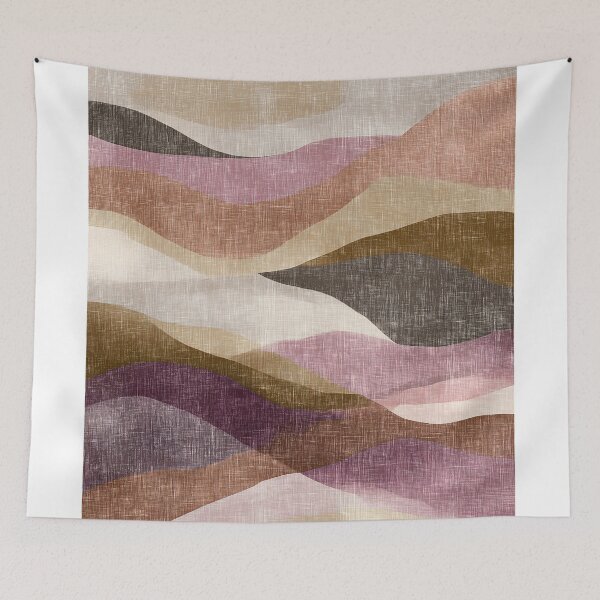 Item preview, Earthy boho Abstract Wave Patterns designed and sold by lautir.