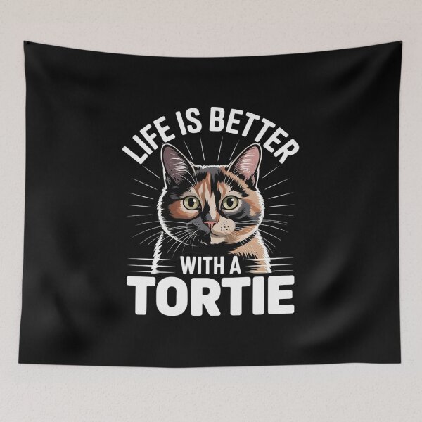 Item preview, Tortoiseshell Cat - Life Is Better With A Tortie Cat designed and sold by angolinnArt.
